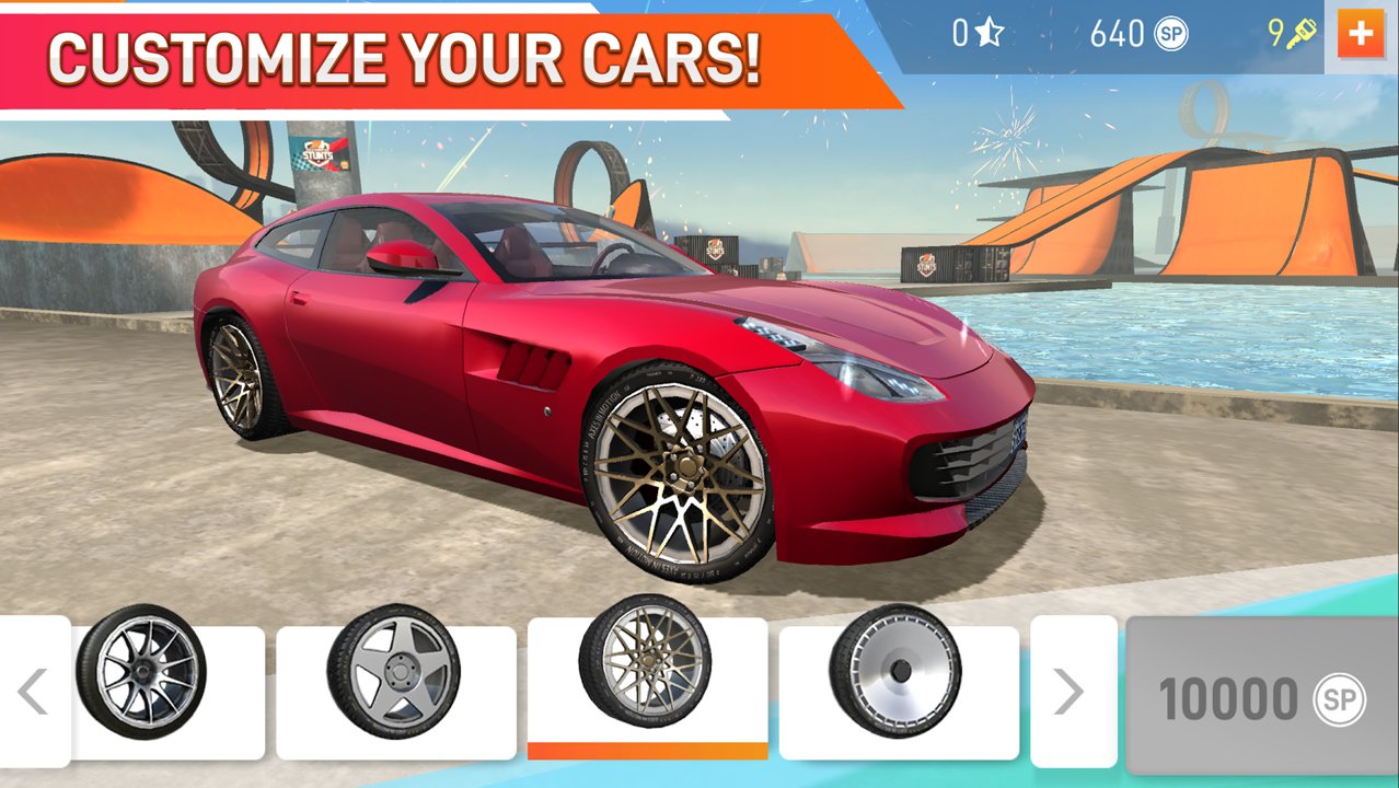 汽车特技比赛游戏截图6