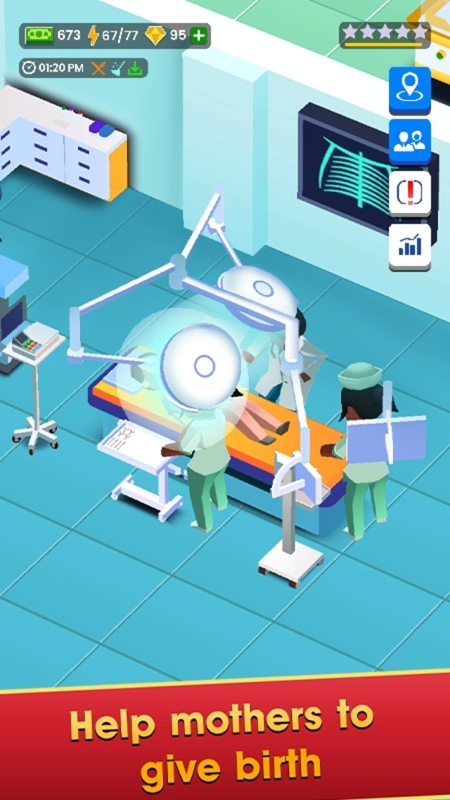 月子中心大亨内置菜单(Idle Confinement Tycoon) 截图1