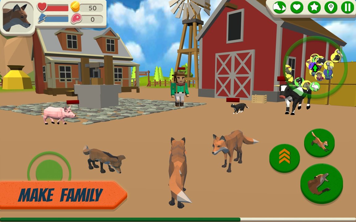 狐狸模拟器(Fox Family - Animal Simulator) 截图4
