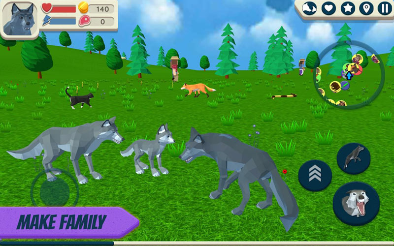 狼模拟器(Wolf Simulator: Wild Animals 3D) 截图5
