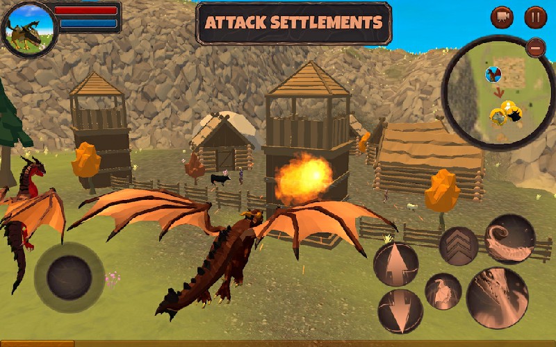 龙模拟器3D(Dragon Simulator 3D) 截图6