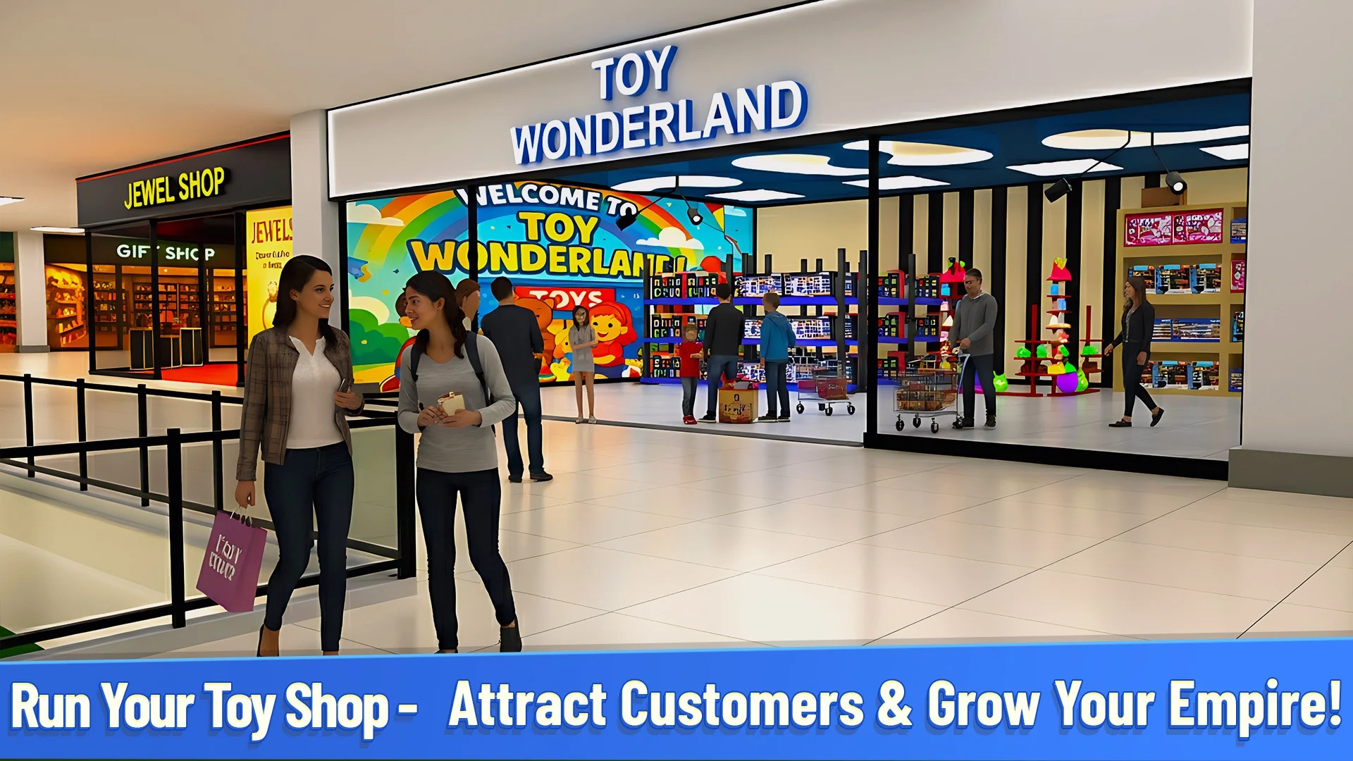 购物中心世界商业3D(Mall and Fast Food Simulator 3D)游戏截图6