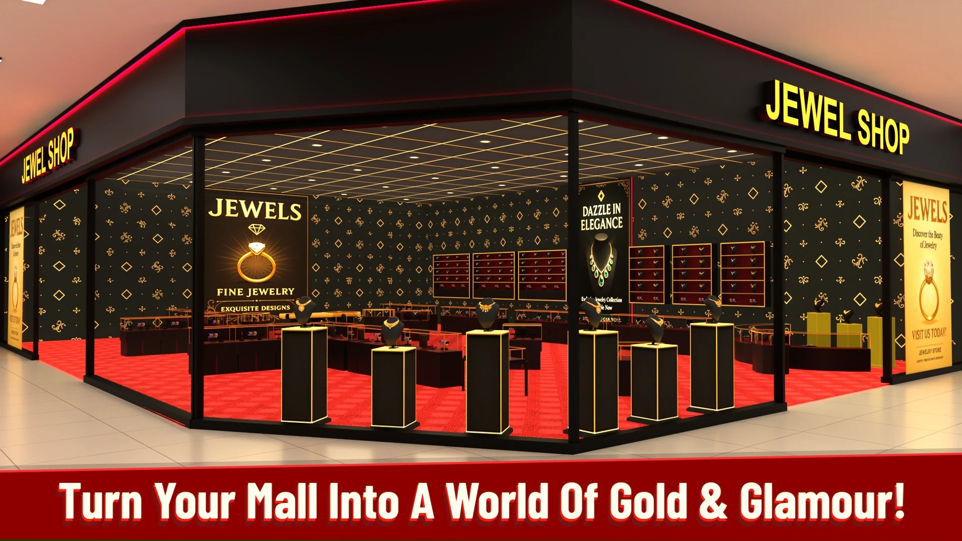 购物中心世界商业3D(Mall and Fast Food Simulator 3D)游戏截图7