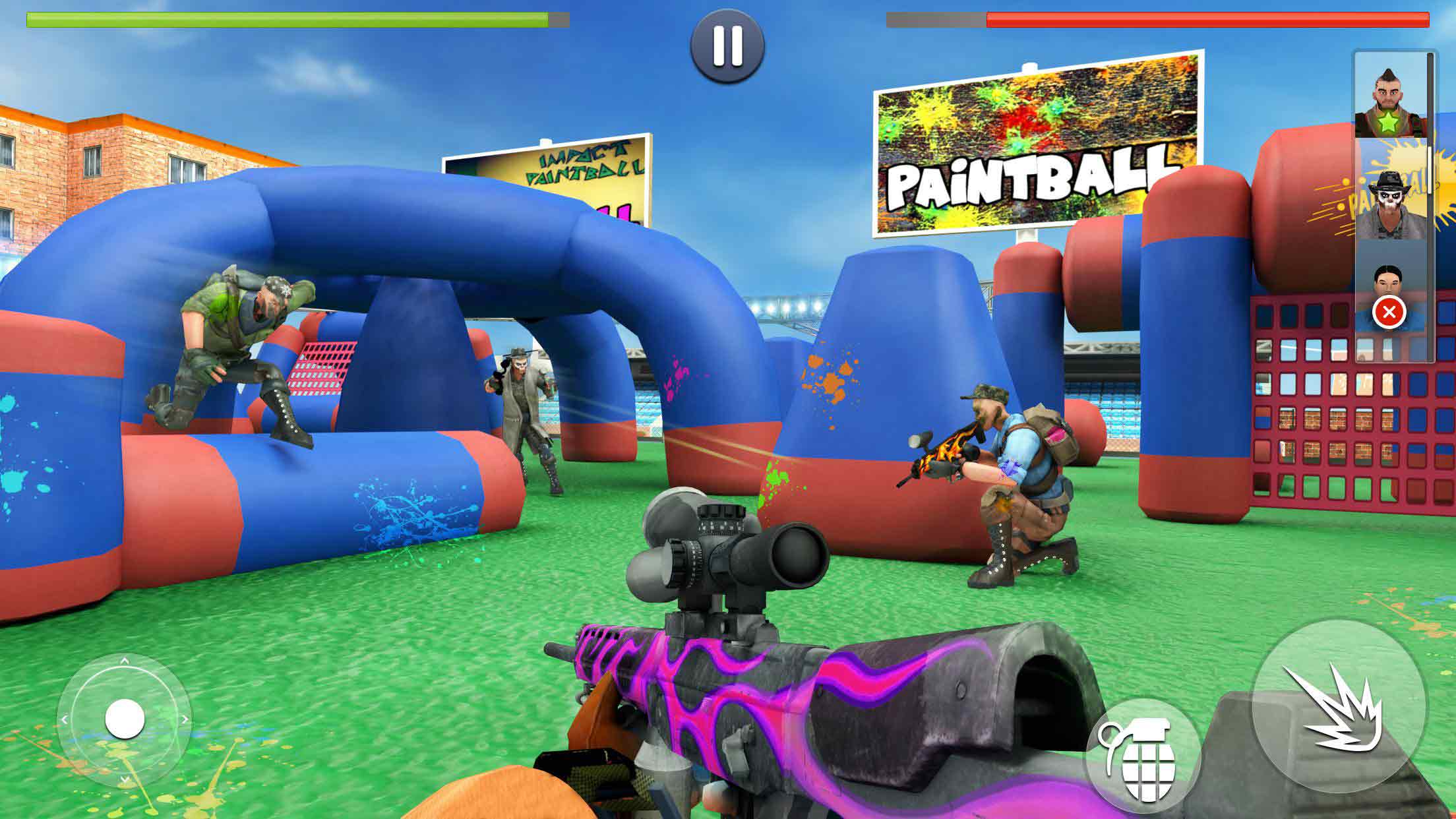 彩弹射击游戏3D(Paintball Shooting)游戏截图4