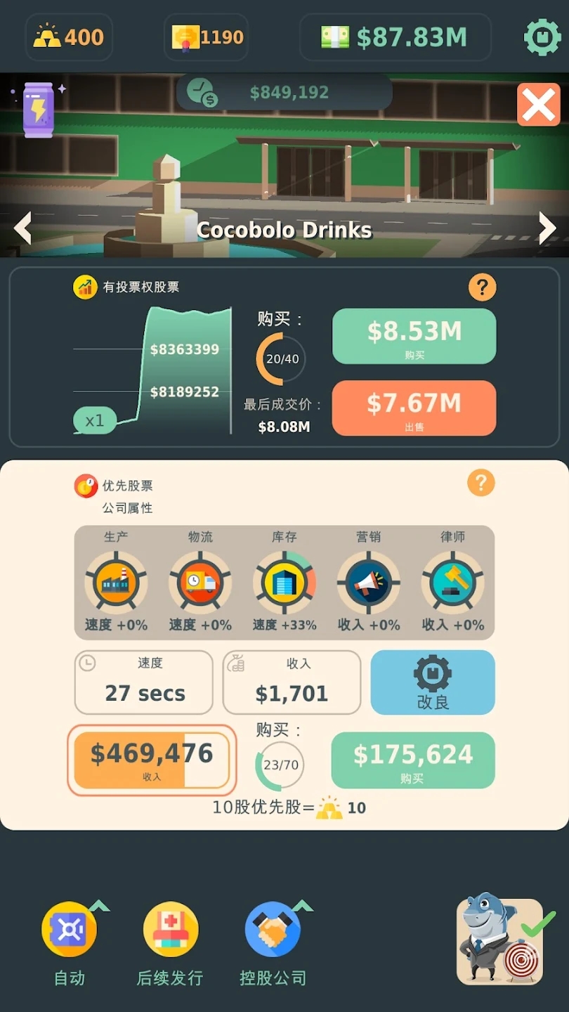 利益相关者闲置博弈内置菜单(Stakeholder Game) 截图2