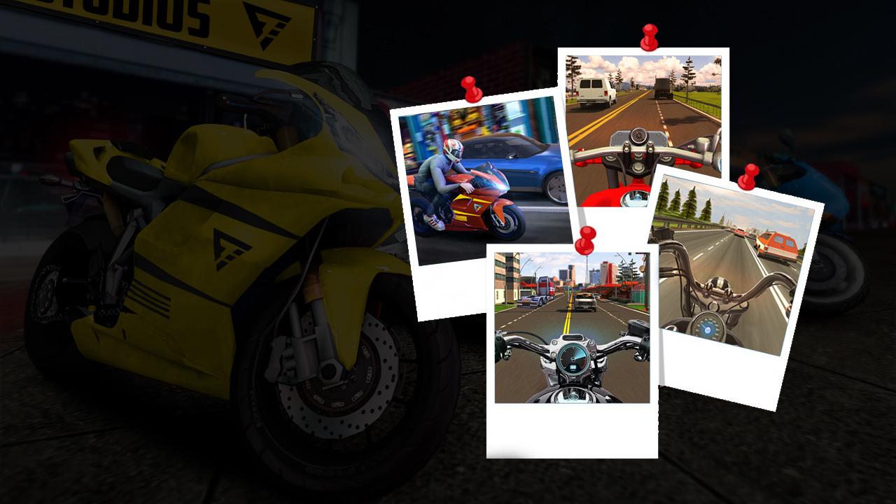 摩托车赛(Moto Traffic Bike Race Game 3d) 截图2