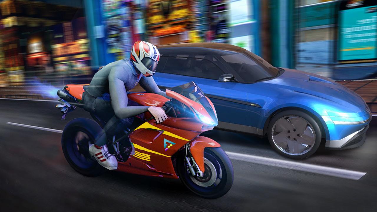 摩托车赛(Moto Traffic Bike Race Game 3d) 截图3