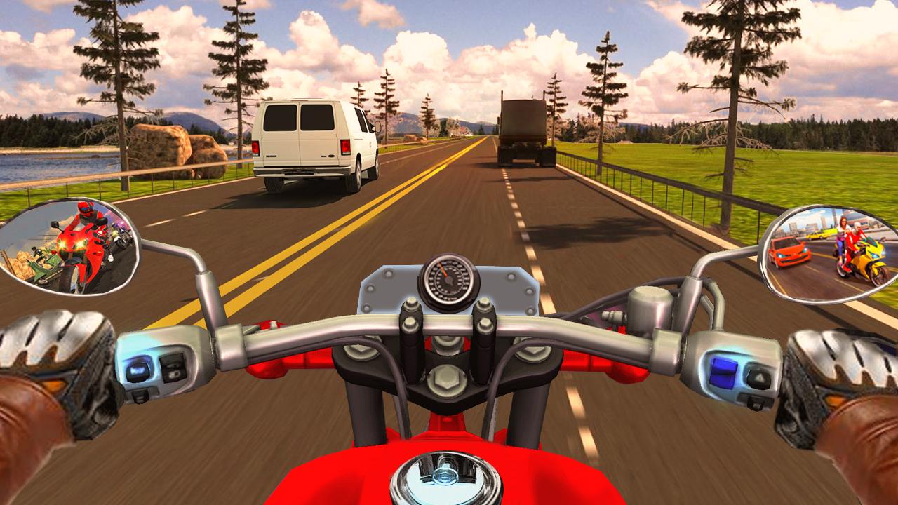 摩托车赛(Moto Traffic Bike Race Game 3d) 截图4