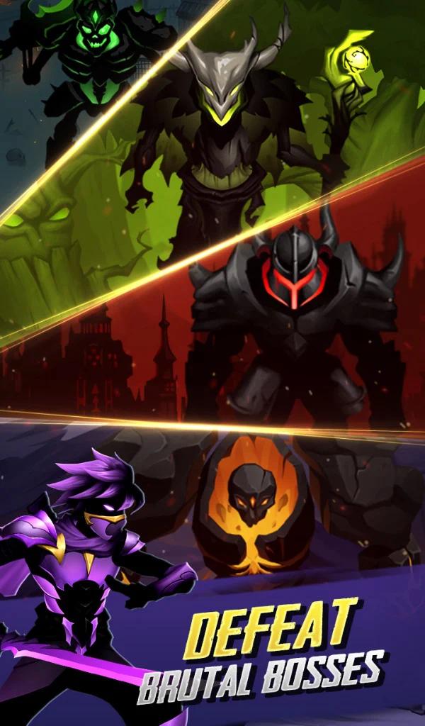 暗影英雄：空闲防御战内置菜单(Shadow Hero) 截图4