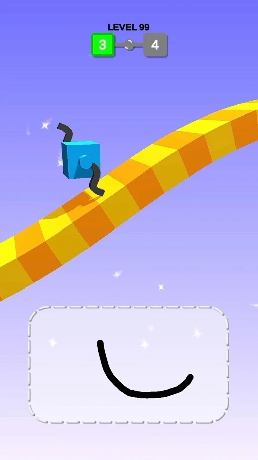 画个腿快跑(Draw Climber)游戏截图1