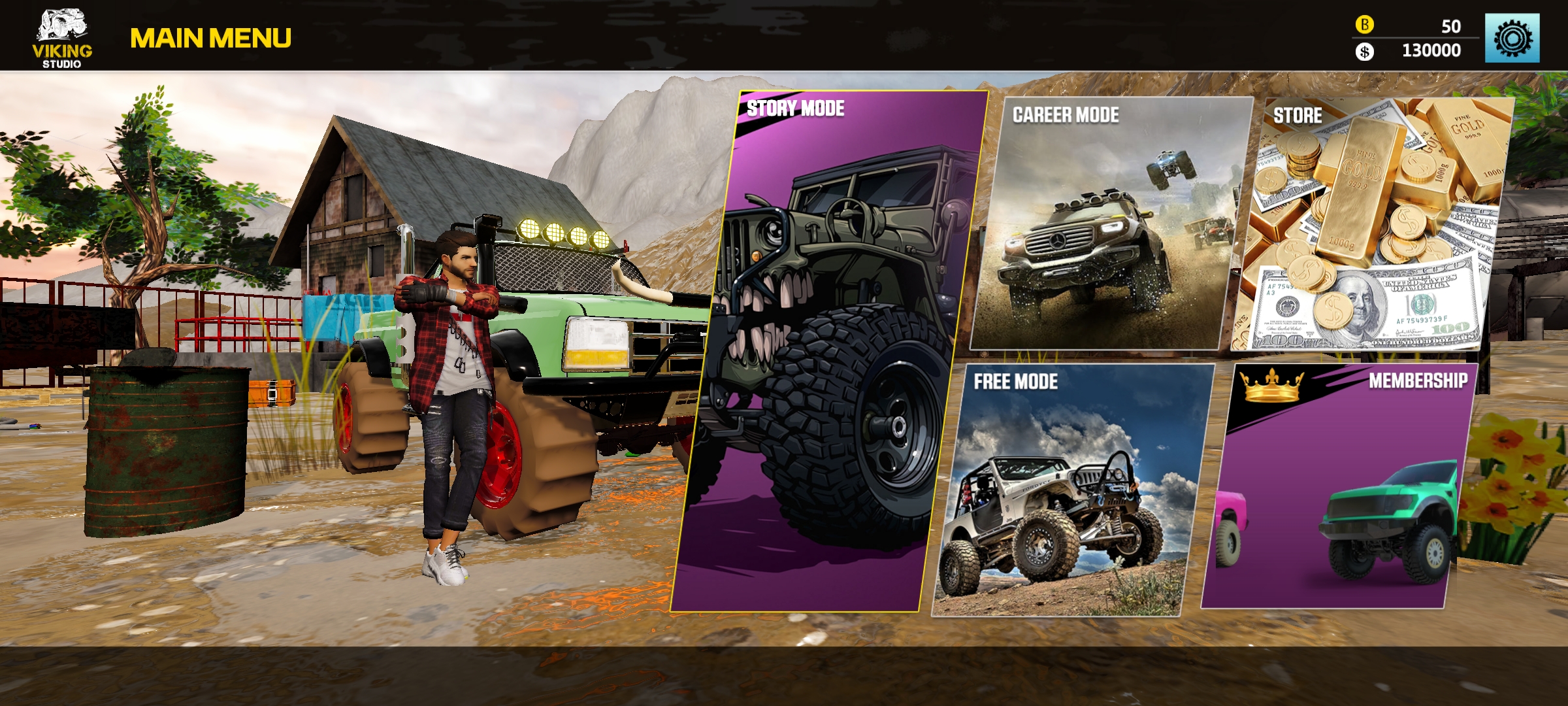 越野吉普驾驶游戏截图5