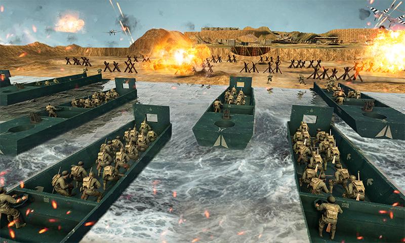 二战陆军游戏(D-Day World War 2 Army Games) 截图2