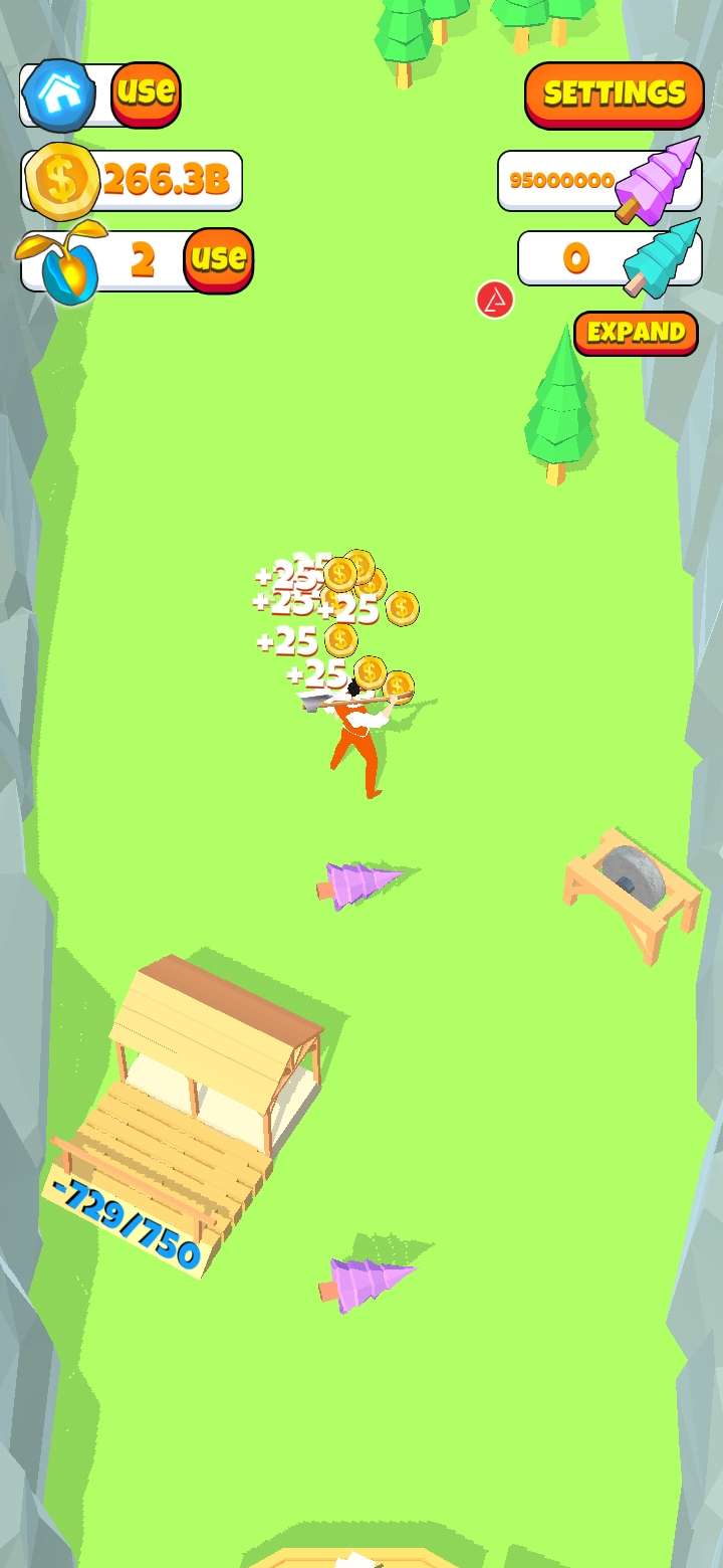 伐木大亨3D版(Idle Lumberjack 3D) 截图2