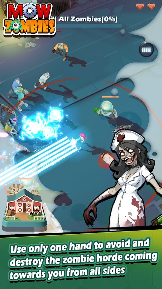 僵尸收割者内置菜单(Mow Zombies) 截图1