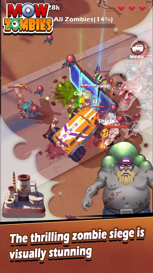 僵尸收割者内置菜单(Mow Zombies) 截图3