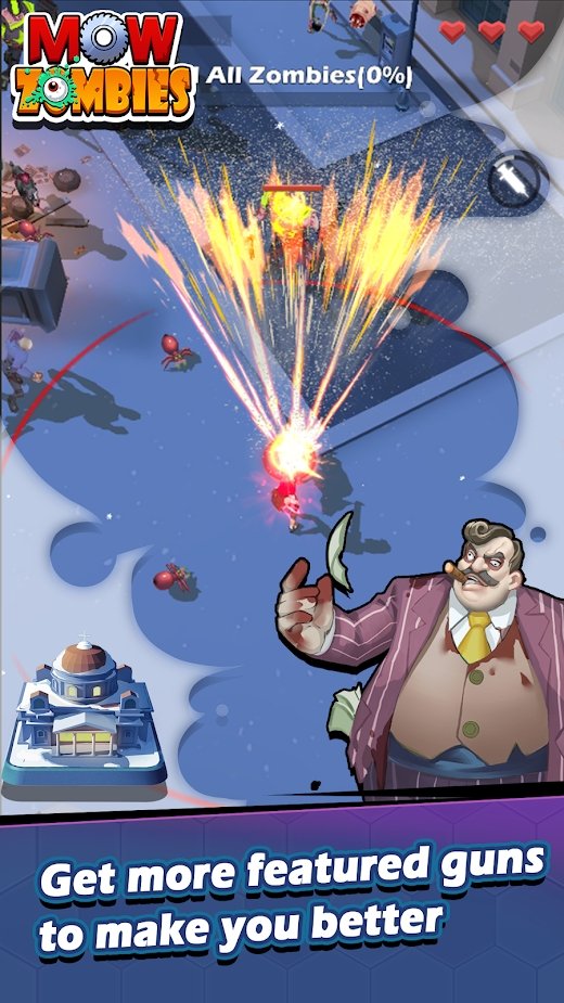 僵尸收割者内置菜单(Mow Zombies) 截图4