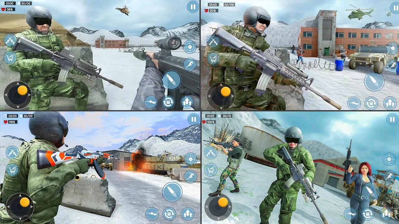 现代突击队3D：陆军游戏(Modern Commando 3D)游戏截图2