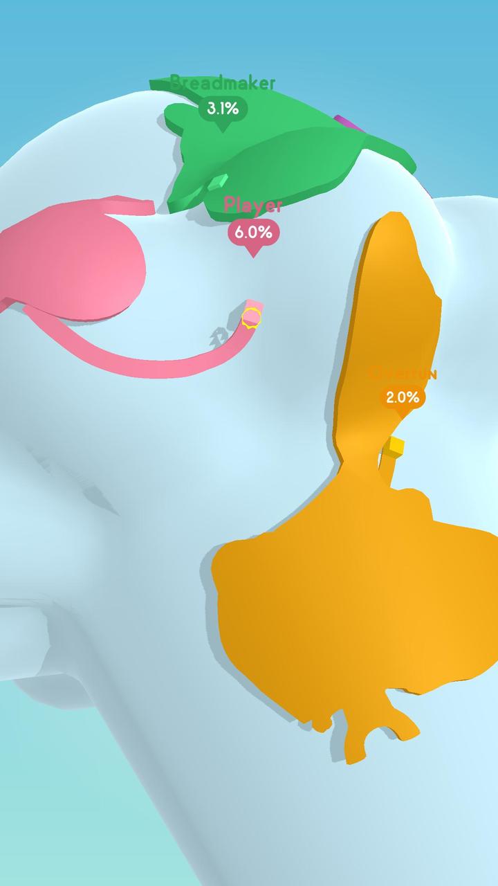 纸片大作战3D(Paper.io 3D)游戏截图1